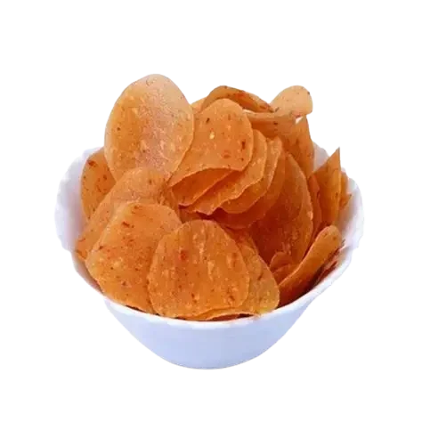 Batata Sabudana Papad Tikhat - Spicy Fasting Papad