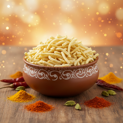 Bhavnagari Gathiya - Soft & Fluffy Gujarati Gathiya