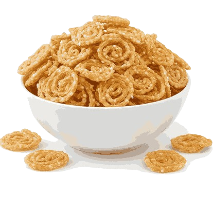Sabudana Batata Red Chakli - Spicy Fasting Chakli