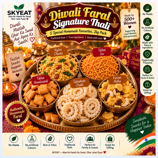 Diwali Faral Signature Thali